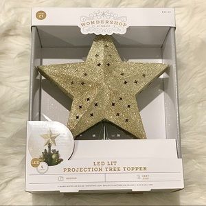 LED Light Star Tree Topper Gold -Target Wondershop